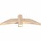 Ekena Millwork Bellingham Smooth Timber Gable Bracket, Douglas Fir, 48"W x 16"H x 3 1/2"D x 5 1/2"F, 8/12 Pitch GBW048X16X0406BEL00SDF - alternate 3